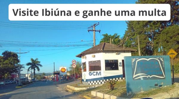 Prefeitura de Ibiúna esta efetuando multas dentro das guaritas nas entradas da cidade
