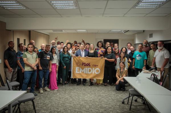 PSOL anuncia apoio à pré-candidatura de Emidio à prefeitura de Osasco