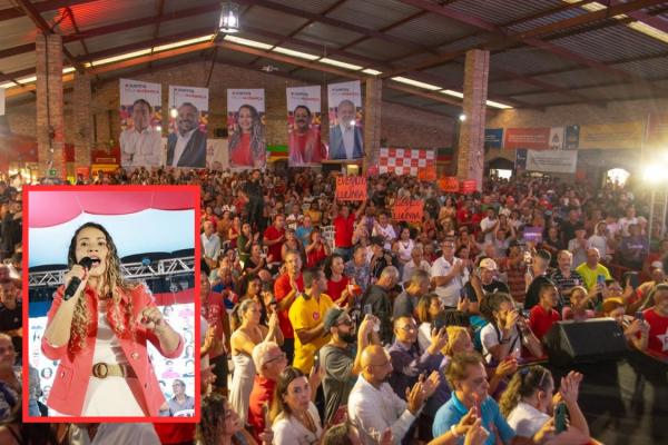 Lançamento da pré candidatura de Rosângela Santos reúne mais de 5000 pessoas no  Embu das Artes