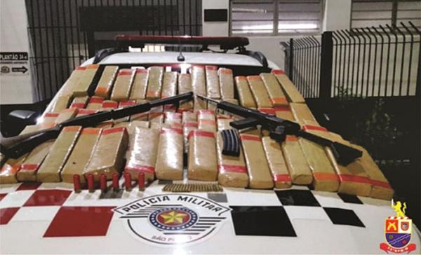  Polícia Militar prende dois criminosos e apreende armas e grande quantidade de drogas em Itapevi