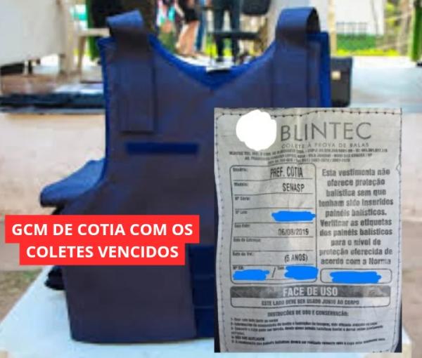 Falta de equipamentos de segurança para GCM de Cotia está prejudicando o atendimento à população 