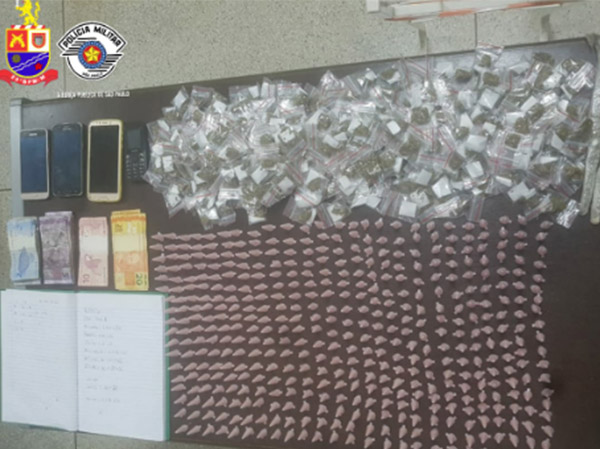 Polícia Militar detém um indivíduo por crime de tráfico de drogas em Pirapora do Bom Jesus