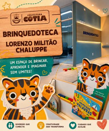 Pronto-Socorro Infantil de Cotia inaugura Brinquedoteca Lorenzo Militão Chaluppe e amplia atendimento humanizado às crianças