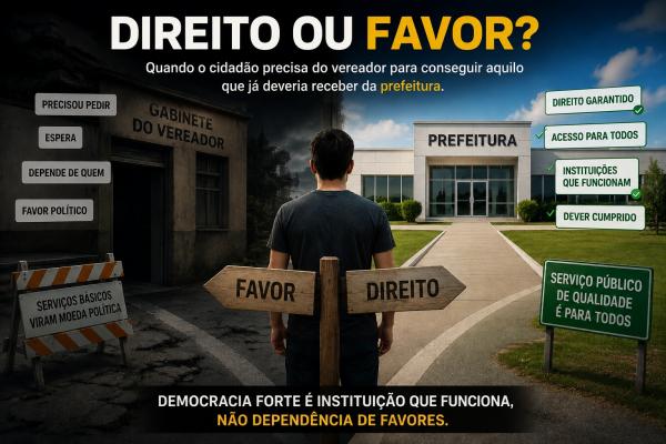 O papel do vereador e o dever da prefeitura