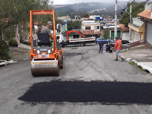 Operação Tapa-buraco passa pelo bairro Jardim Empírio