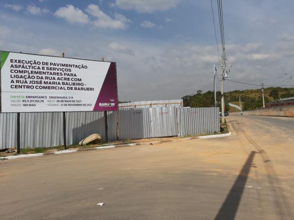 Prefeitura de Barueri inicia obra para novo acesso viário do Centro à Aldeia