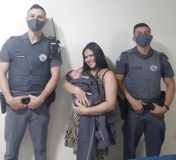 Polícia Militar salva bebê em Jandira
