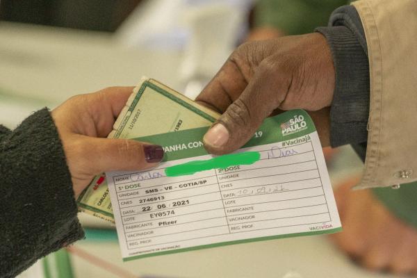 Em Cotia, 12 mil são aguardados pela Saúde para completarem o esquema vacinal contra a Covid