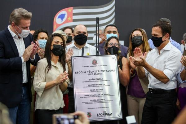 Igor e Doria entregam ETEC Itapevi e anunciam FATEC, Calçadão, Poupatempo e Pronto-Socorro Cardoso