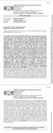 Edital de Citação - Prazo de 30 dias