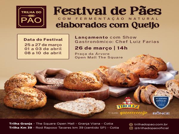 Show gastronômico abre Festival de Pães elaborados com Queijo
