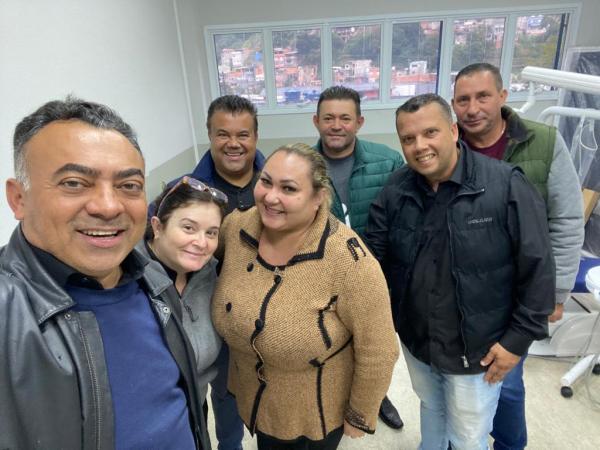Sérgio Folha e equipe visitam UBS do Pq. Miguel Mirizola 