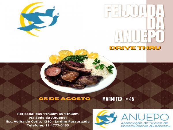 A ANUEPO promove feijoada beneficente em agosto