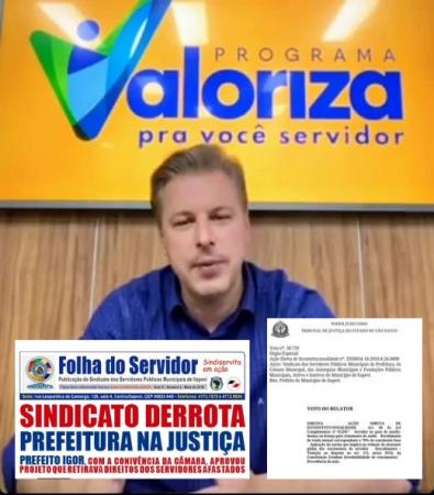 Prefeito Igor Soares, o inimigo número 1 do Servidor de Itapevi